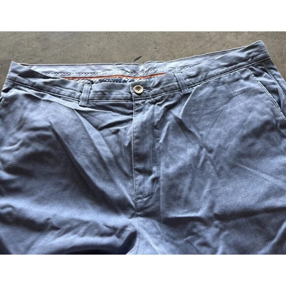 Tommy Bahama Men's Shorts Size 38 Blue Chino Pockets Golfing Cotton Tencel - Picture 8 of 13